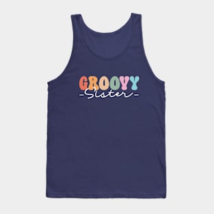 Groovy Sister retro birthday Tank Top